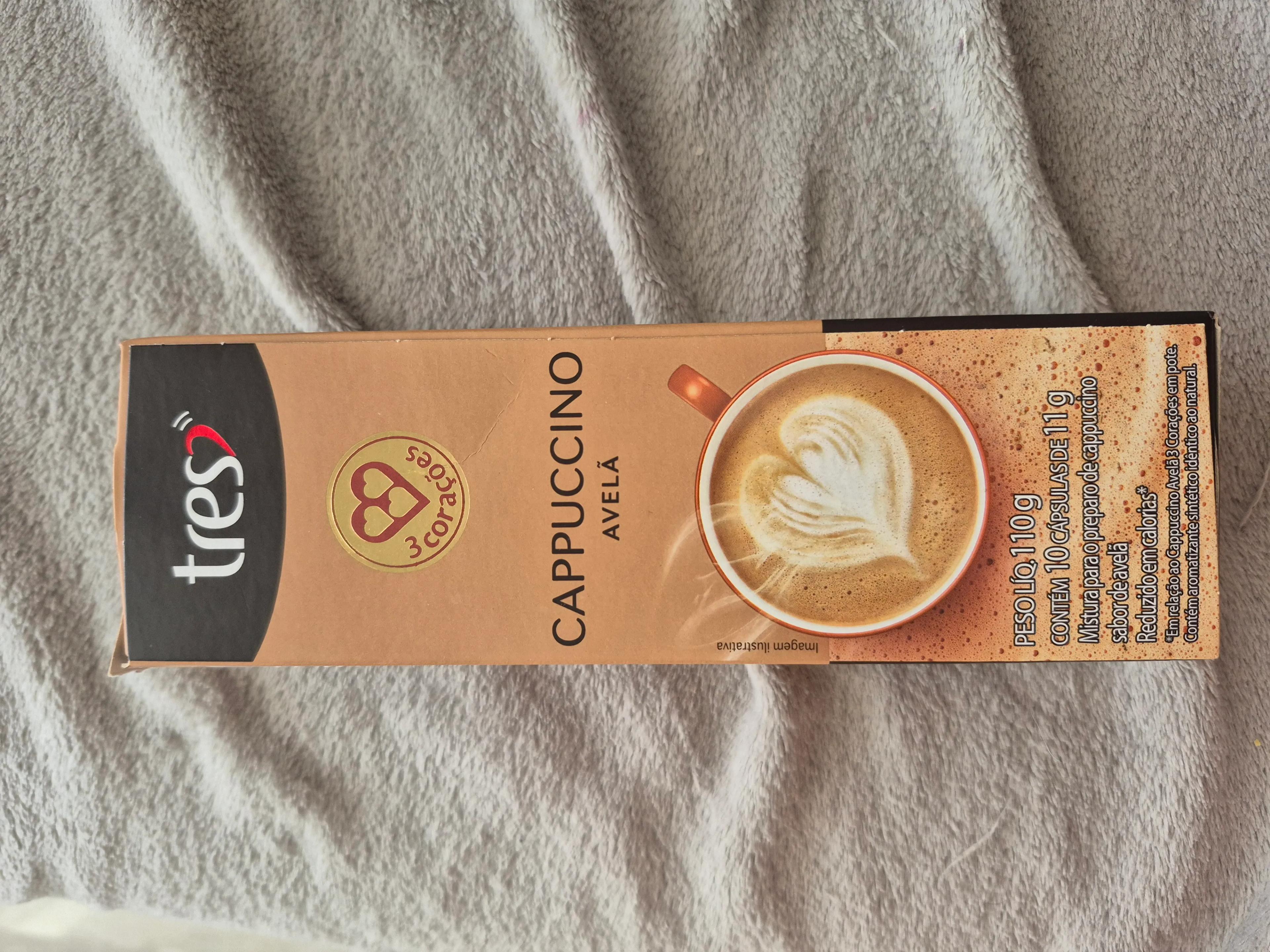 Cappuccino Avelã Cápsulas para Máquina TRES