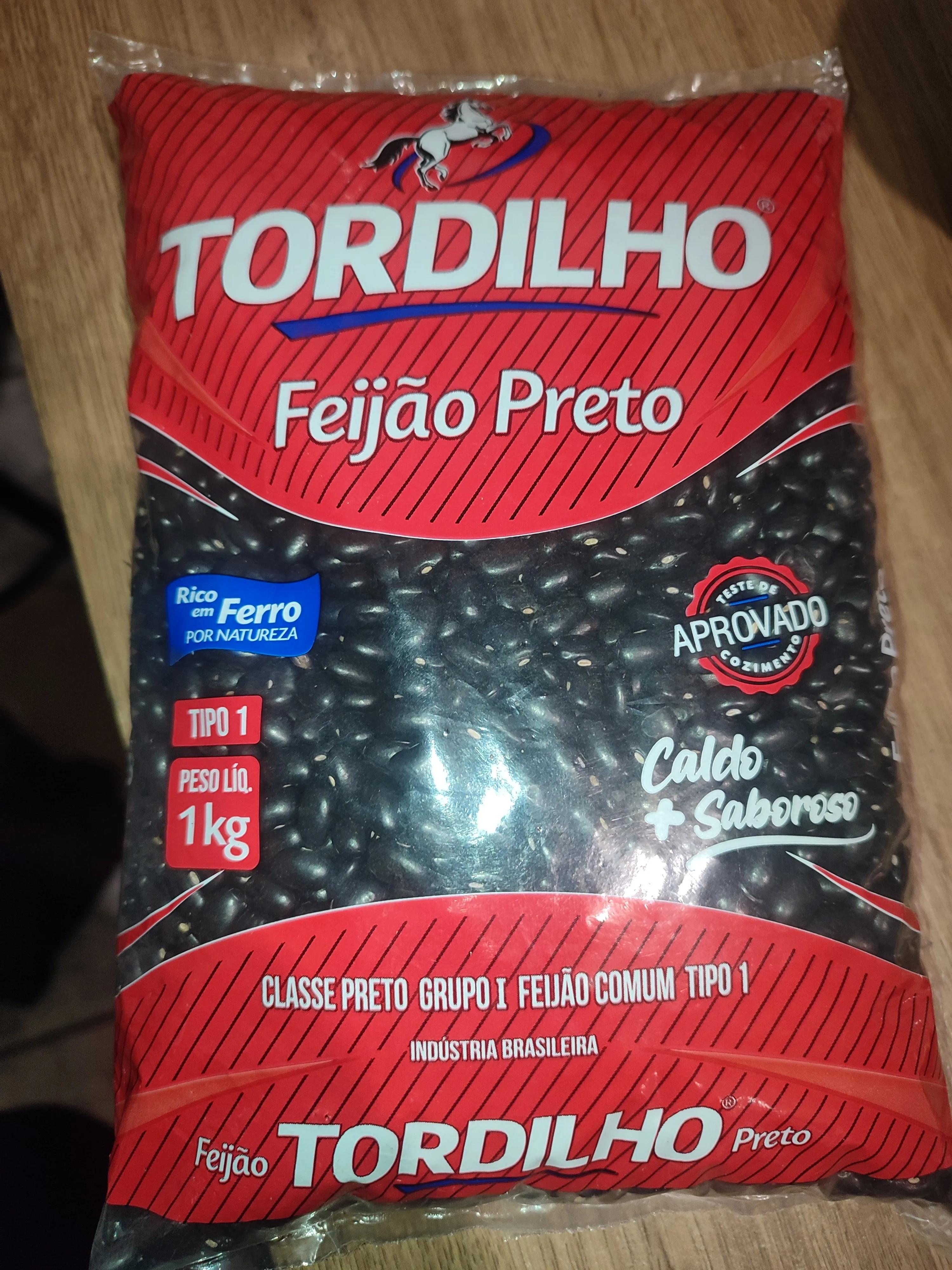 Feijão Preto Tordilho 1kg